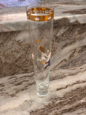 RITZENHOFF KLAUS MEINHARDT 9.75" Pilsner Glass Art By GESA SANDER King Germany